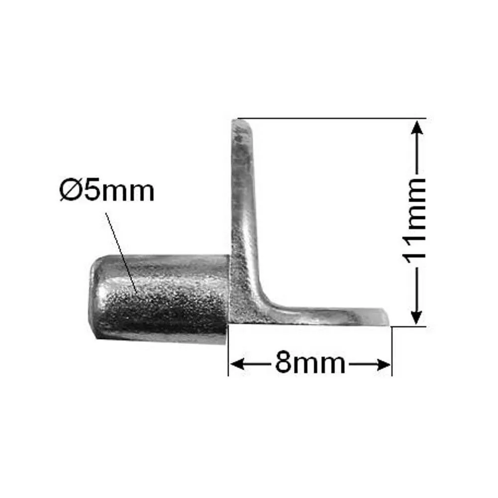 50pc Shelf Brackets Support Studs Pegs 5mm Metal Pin Shelves Seperator Fixed Cabinet Cupboard Wooden Furniture Bracket Holder
50pc Shelf Brackets Support Studs Pegs 5mm Metal Pin Shelves Seperator Fixed Cabinet Cupboard Wooden Furniture Bracket Holder