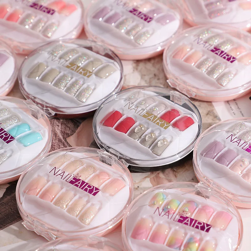 2022 new style with diamond detachable wearable nail polish finished nail piece waterproof 10piece nail patch fake nail gift box
2022 new style with diamond detachable wearable nail polish finished nail piece waterproof 10piece nail patch fake nail gift box