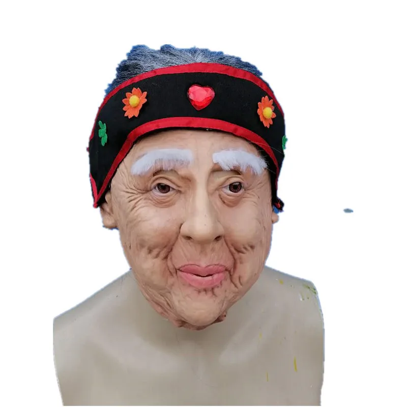 Realistic Christmas Old Women Party Mask Female Disguise Latex Fancy Costumes Head Rubber Adult Masks Masquerade Cosplay Props
Realistic Christmas Old Women Party Mask Female Disguise Latex Fancy Costumes Head Rubber Adult Masks Masquerade Cosplay Props