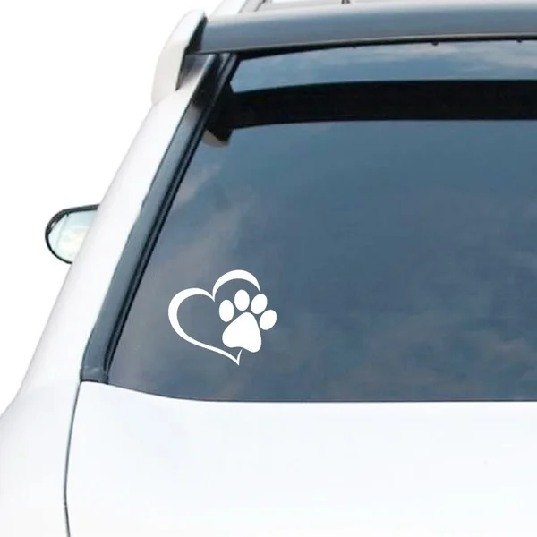 Cute Dog Paw with Peach Heart Car Sticker Cartoon Animal Take Dog Cat Love Pet Car Sticker
Cute Dog Paw with Peach Heart Car Sticker Cartoon Animal Take Dog Cat Love Pet Car Sticker