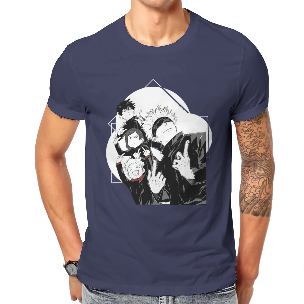 Футболка мужская с коротким рукавом и круглым вырезом, в стиле Харадзюку
Футболка мужская с коротким рукавом и круглым вырезом, в стиле Харадзюку