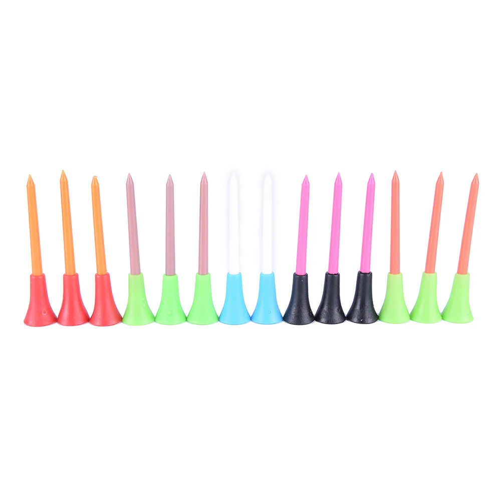 50 Pcs/bag New Durable Plastic Golf Tees Rubber Cushion Top Golf Tee Golf Accessories 72mm
50 Pcs/bag New Durable Plastic Golf Tees Rubber Cushion Top Golf Tee Golf Accessories 72mm