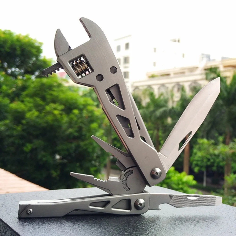 Multifunctional Multitool Folding Pocket Outdoor Survival Hand Tools Wrench Pliers Screwdriver Bottle Op
Multifunctional Multitool Folding Pocket Outdoor Survival Hand Tools Wrench Pliers Screwdriver Bottle Op