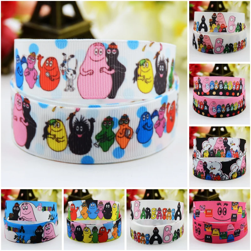 7/8'' 22mm,1" 25mm,1-1/2" 38mm,3" 75mm Barbapapa Cartoon Character printed Grosgrain Ribbon party decoration 10 Yards
7/8'' 22mm,1" 25mm,1-1/2" 38mm,3" 75mm Barbapapa Cartoon Character printed Grosgrain Ribbon party decoration 10 Yards