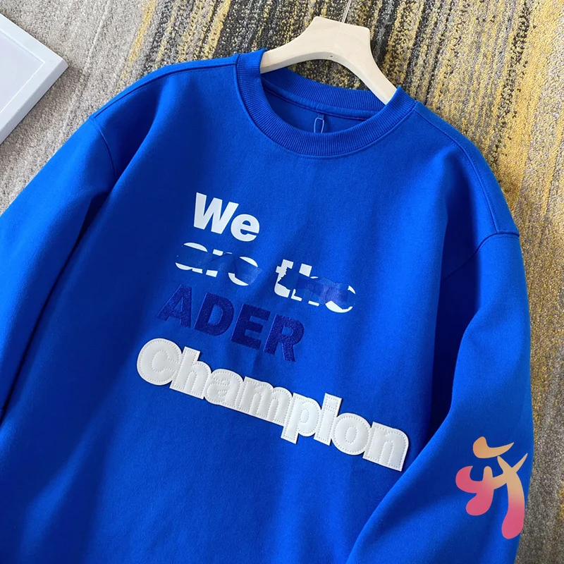 Ader Error Sweatshirt WE ADER Slogan Klein Blue Round Neck Pullover Adererror Oversize Men's Women's Sweatshirts
Ader Error Sweatshirt WE ADER Slogan Klein Blue Round Neck Pullover Adererror Oversize Men's Women's Sweatshirts