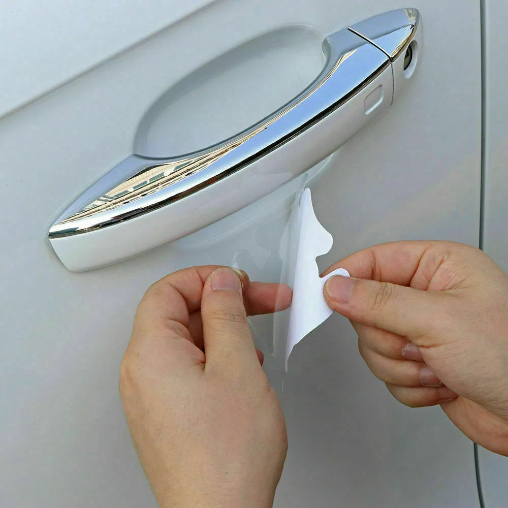 4PCs Car Door Handle Invisible Protector Film Scratch Decal Sticker Universal Anti Collision Friction Decorative Rubber Strip
4PCs Car Door Handle Invisible Protector Film Scratch Decal Sticker Universal Anti Collision Friction Decorative Rubber Strip