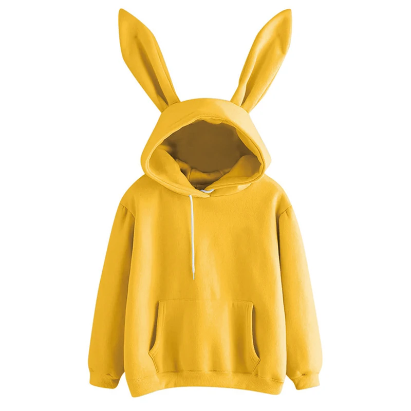 2020 Autumn Winter Women Hoodies Kawaii Rabbit Ears Fashion Hoody Casual colors Solid Color Warm Sweatshirt Hoodies For Women
2020 Autumn Winter Women Hoodies Kawaii Rabbit Ears Fashion Hoody Casual colors Solid Color Warm Sweatshirt Hoodies For Women