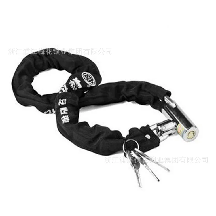 The plum blossom lock chain bicycle lock motorcycle lock anti-theft lock locks 
The plum blossom lock chain bicycle lock motorcycle lock anti-theft lock locks