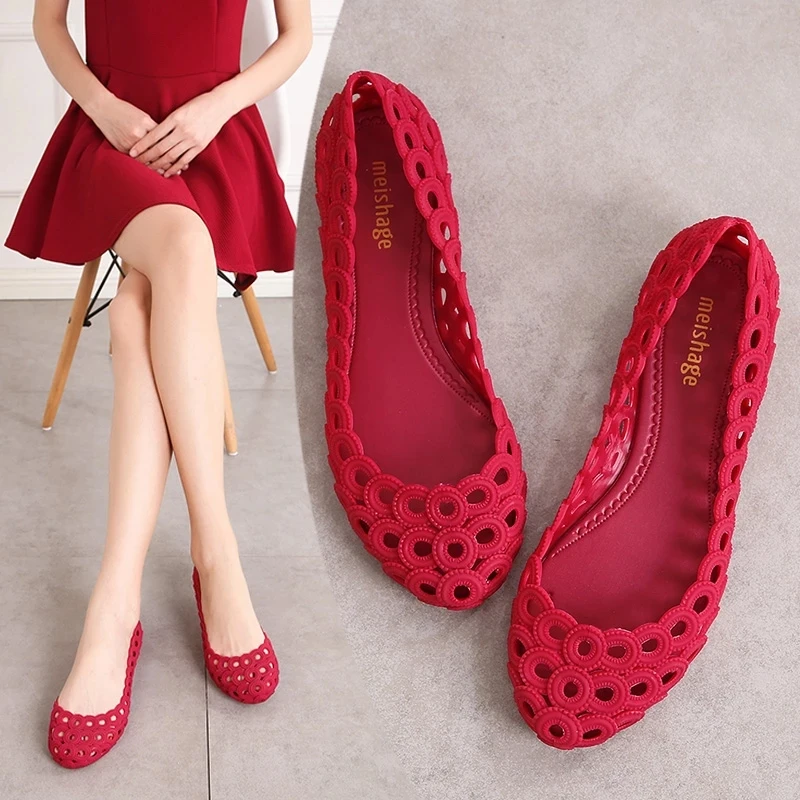 Jelly Flats Sandals Round Toe Slip On Casual Summer Holiday Casual Cozy Beach Seaside Flat Heel Shoes
Jelly Flats Sandals Round Toe Slip On Casual Summer Holiday Casual Cozy Beach Seaside Flat Heel Shoes