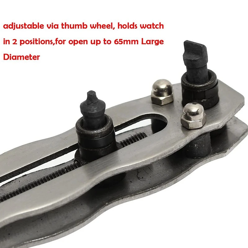 Adjustable 18-64mm Diameter Watch Case Wrench Opener Remover and Adjustable 32-37mm Watch Back Case Opener
Adjustable 18-64mm Diameter Watch Case Wrench Opener Remover and Adjustable 32-37mm Watch Back Case Opener