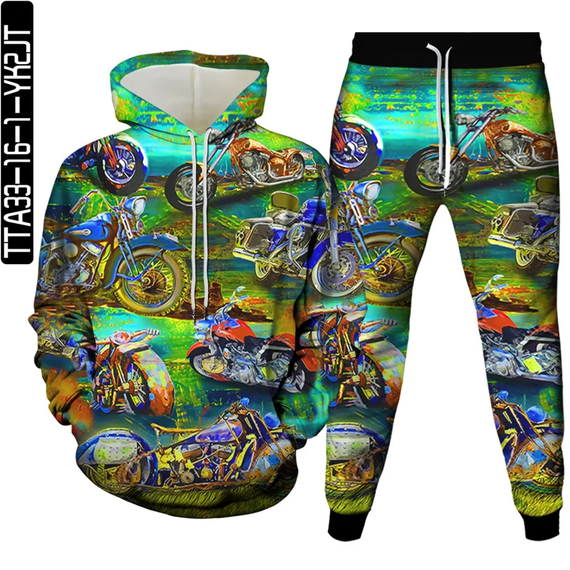 Autumn new style men's sweatshirt pullover + pants two-piece fun 3D printing sportswear men's sportswear workout clothes S-6XL
Autumn new style men's sweatshirt pullover + pants two-piece fun 3D printing sportswear men's sportswear workout clothes S-6XL