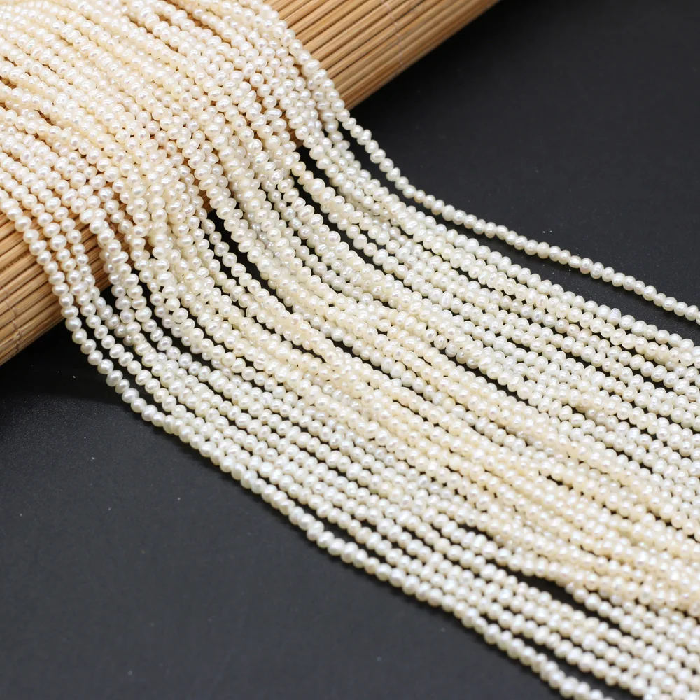Natural Freshwater Pearl Potato Shape 100% Pearl Beads for Charms Jewelry Making Necklace Bracelet for Women 2-2.5mm
Natural Freshwater Pearl Potato Shape 100% Pearl Beads for Charms Jewelry Making Necklace Bracelet for Women 2-2.5mm