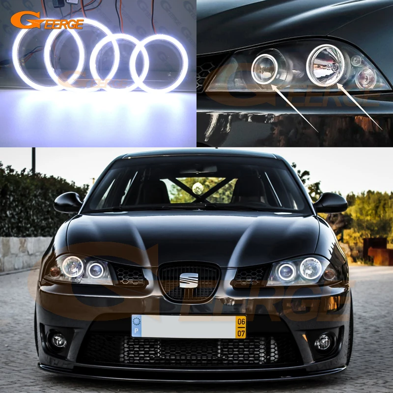 Для Seat Ibiza 6L Cordoba facelift 2006 2007 2008 ксеноновые фары отличные ультра яркие COB led
