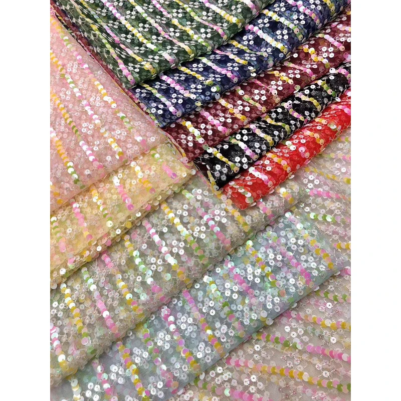 African Lace Fabric Sequins French Tulle Lace Fabric Party Mesh Lace Fabric Embroidery High Quality for Wedding Hot Sales
African Lace Fabric Sequins French Tulle Lace Fabric Party Mesh Lace Fabric Embroidery High Quality for Wedding Hot Sales