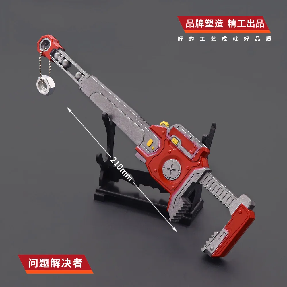 Game APEX Legends creative Keychains Gun Models Metal Pendant Key Chain Evil Spirit Dagger Keyrings Key Holder llaveros
Game APEX Legends creative Keychains Gun Models Metal Pendant Key Chain Evil Spirit Dagger Keyrings Key Holder llaveros