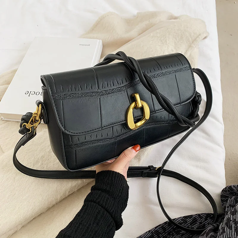 For Crossbody Bags Women Stone Pattern High Quality PU Leather Shoulder Bag Fashion Braided Strap Ladies Messenger Bolsas
For Crossbody Bags Women Stone Pattern High Quality PU Leather Shoulder Bag Fashion Braided Strap Ladies Messenger Bolsas