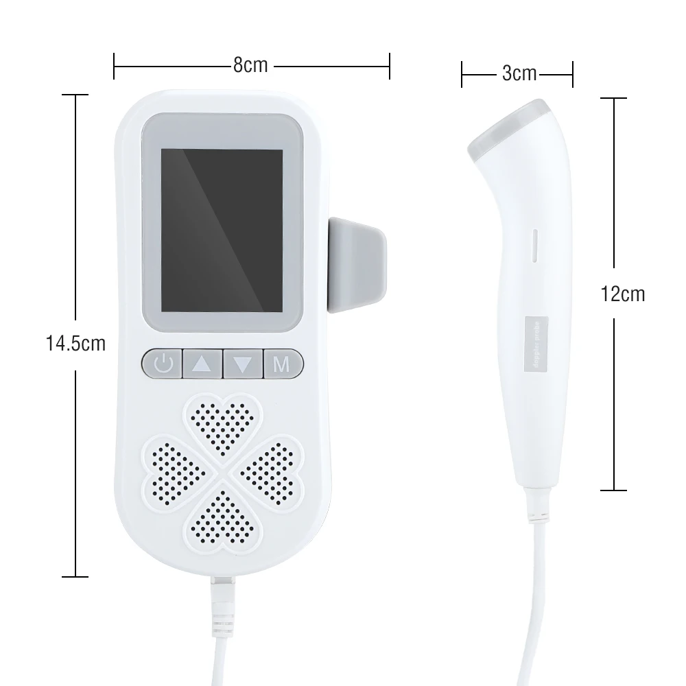 3.0Mhz Baby Doppler Fetal Dual ModePregnant Infant Heart Rate Monitor Ultrasound Detection Digital Curve Mode No Radiation
3.0Mhz Baby Doppler Fetal Dual ModePregnant Infant Heart Rate Monitor Ultrasound Detection Digital Curve Mode No Radiation