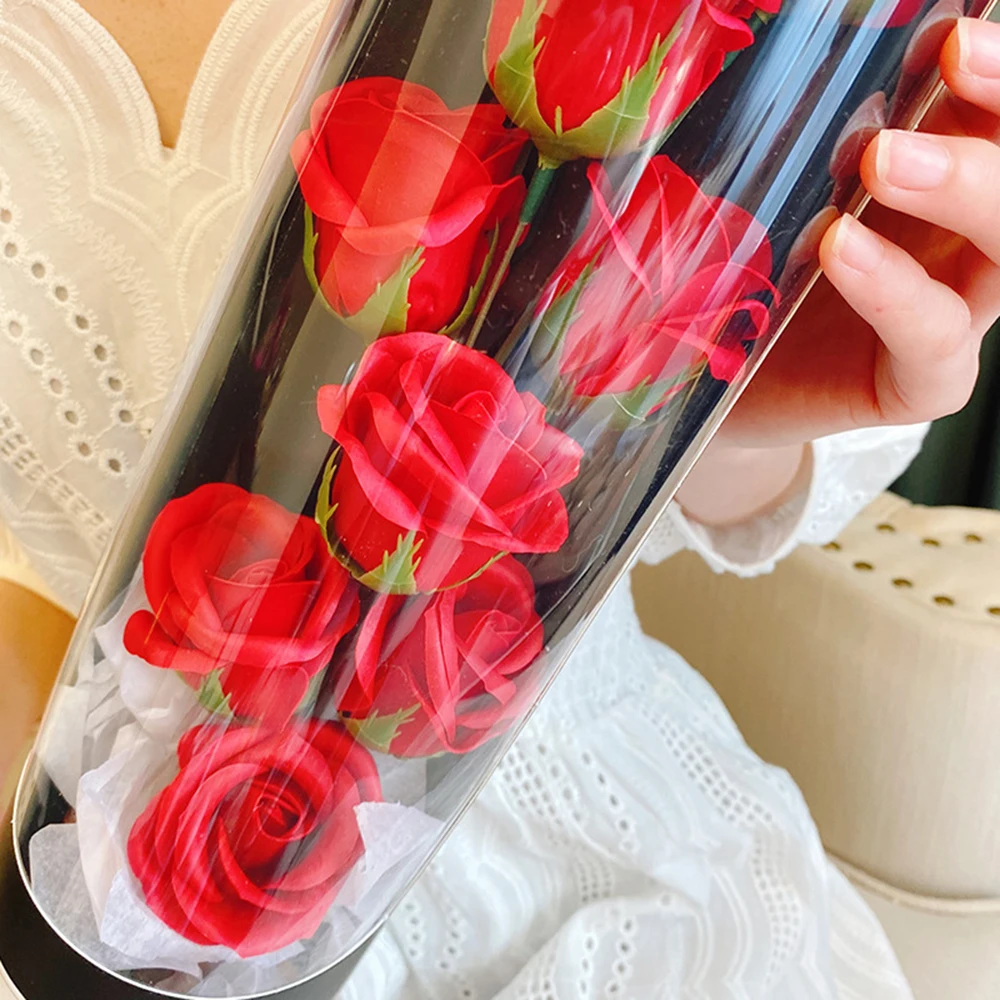 

Букет из мыла в виде Розы, сердце, мыло ручной работы, цветок, Подарочная коробка для пары, ведро для обнимания, подарок на день Святого Вален...