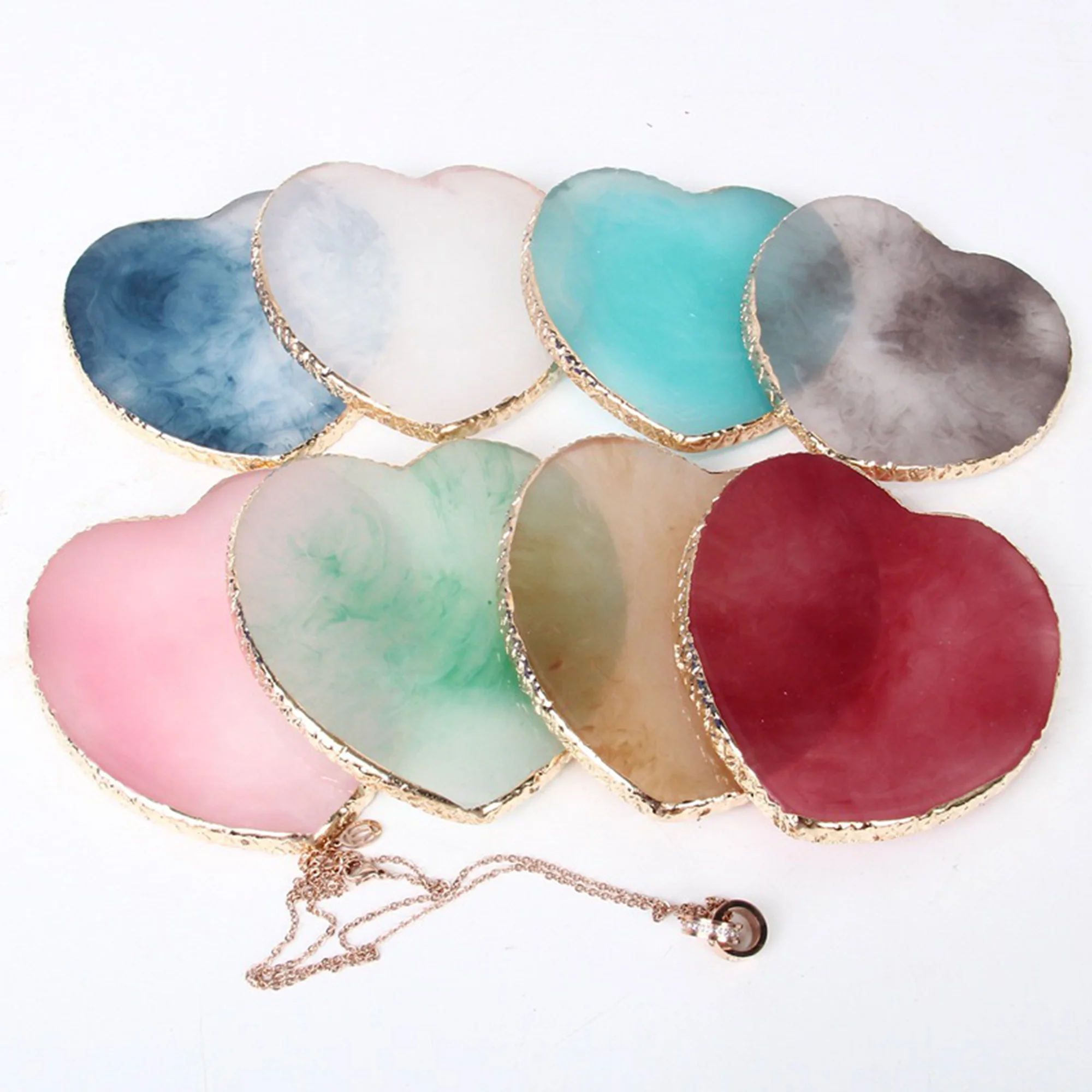 Heart-shaped Nail Japanese Palette Agate Phnom Penh Palette Crystal Edge Shooting Props Toning Works Display Board Tool
Heart-shaped Nail Japanese Palette Agate Phnom Penh Palette Crystal Edge Shooting Props Toning Works Display Board Tool
