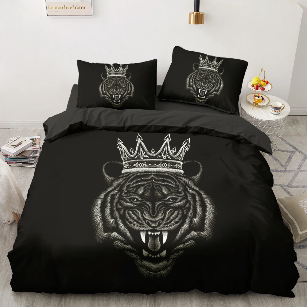 3D Beast Duvet Cover Sets Custom Design Black Bed Linen Pillow Cases 200*230cm Full Twin Double Single Queen Size Bedding Set
3D Beast Duvet Cover Sets Custom Design Black Bed Linen Pillow Cases 200*230cm Full Twin Double Single Queen Size Bedding Set