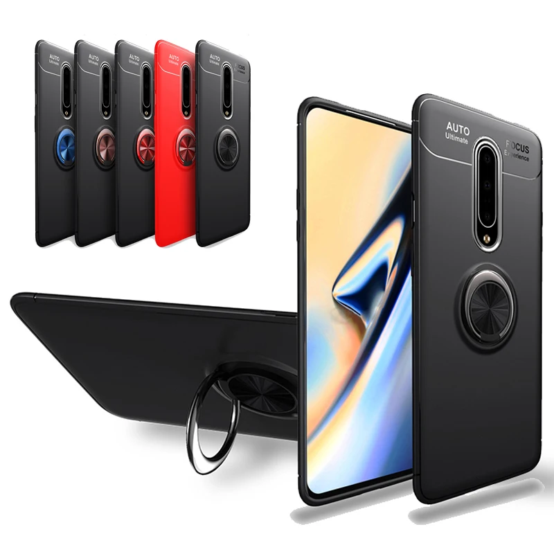 Противоударный защитный чехол для Oneplus 7T Pro металлический держатель кольцо на