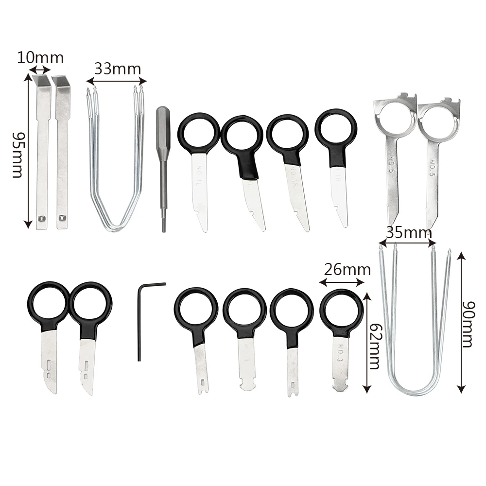 LEEPEE 20Pcs/set Car Panel Removal Tools Auto Fastener Hand Tools Automobile Audio Refit Universal Repair Disassembly Tool
LEEPEE 20Pcs/set Car Panel Removal Tools Auto Fastener Hand Tools Automobile Audio Refit Universal Repair Disassembly Tool