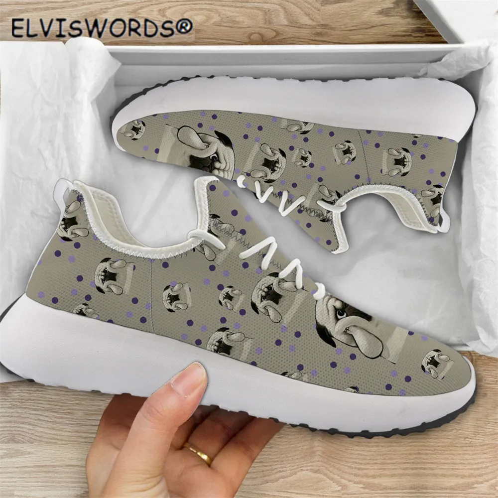 ELVISWORDS Lightweight Cartoon Cartoon Pug Printing Shoes Vulcanized Sneakers Men women Large sizes Knit Male Running Footwear
ELVISWORDS Lightweight Cartoon Cartoon Pug Printing Shoes Vulcanized Sneakers Men women Large sizes Knit Male Running Footwear