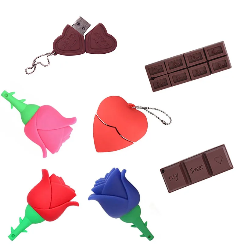 Love heart Rose Chocolate USB 2.0 Usb stick flash drive 128GB 64GB Pendrive cartoon 4GB 8GB 16GB 32GB USB Flash Drive
Love heart Rose Chocolate USB 2.0 Usb stick flash drive 128GB 64GB Pendrive cartoon 4GB 8GB 16GB 32GB USB Flash Drive