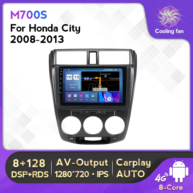 8G + 128G встроенный CarPlay Android 11 для HONDA CITY 2008 2009 2010 2011 2012 2013 автомобильный радиоприемник, мультимедийный плеер, GPS-навигация
8G + 128G встроенный CarPlay Android 11 для HONDA CITY 2008 2009 2010 2011 2012 2013 автомобильный радиоприемник, мультимедийный плеер, GPS-навигация