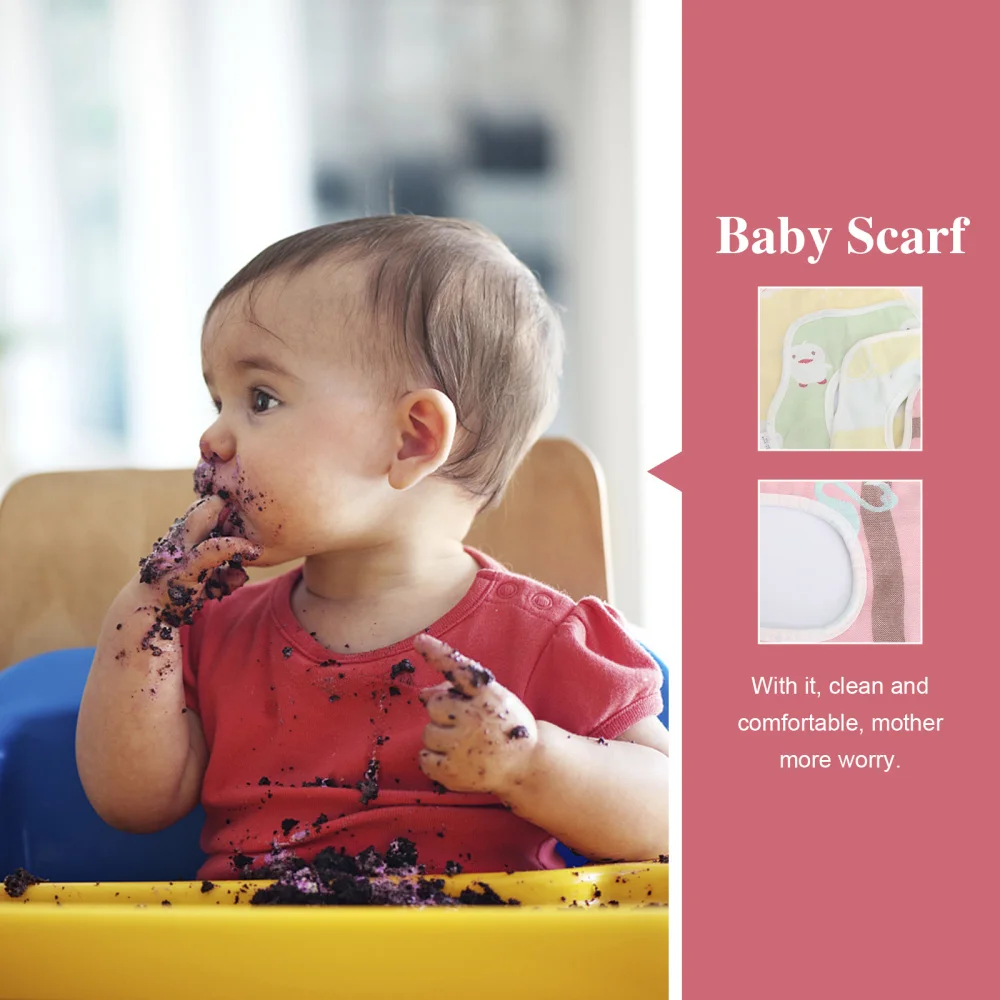 4pcs Adorable Baby Drool Bib Baby Saliva Towel Baby Eating Bibs (Assorted Color) 
4pcs Adorable Baby Drool Bib Baby Saliva Towel Baby Eating Bibs (Assorted Color)