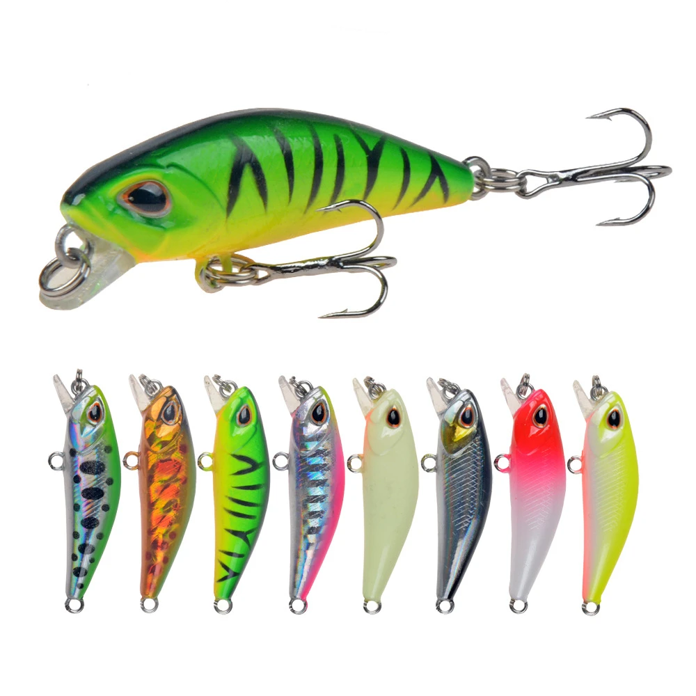 Minnow Fishing Lure 3.5g 45mm 3D Eyes Crankbait Wobbler Artificial Plastic Hard Bait Fishing Tackle
Minnow Fishing Lure 3.5g 45mm 3D Eyes Crankbait Wobbler Artificial Plastic Hard Bait Fishing Tackle