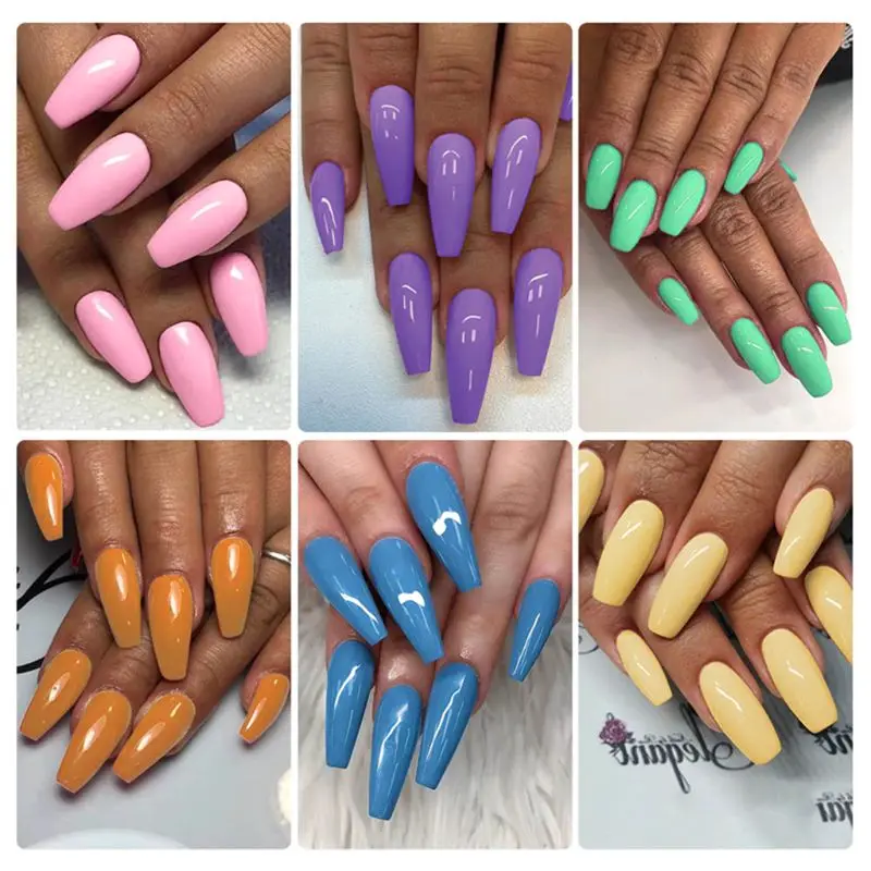 6pcs 7ml Soak Off UV Gel Polish Quick Building Nail Tips Finger Extension False Nails Decoration
6pcs 7ml Soak Off UV Gel Polish Quick Building Nail Tips Finger Extension False Nails Decoration