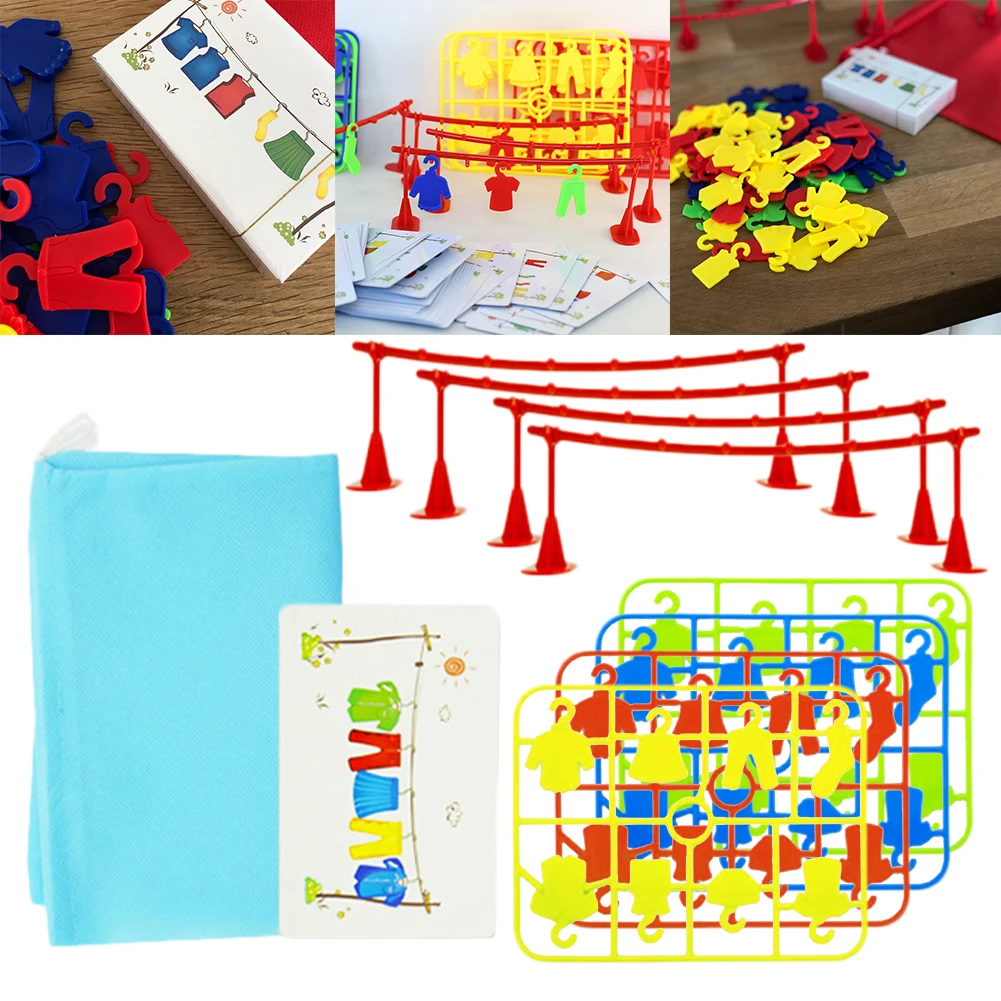 Multiplayer Clothes Contest Play Early Education Toys Logic Training Puzzle Game Interactive Party Board Games New Develop
Multiplayer Clothes Contest Play Early Education Toys Logic Training Puzzle Game Interactive Party Board Games New Develop