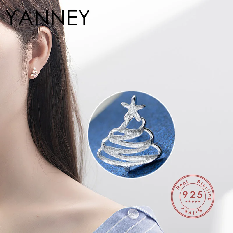 YANNEY Silver Color 2022 Trend Fashion Fawn Christmas Tree Stud Earring Woman Simple Asymmetric Jewelry Party Accessories
YANNEY Silver Color 2022 Trend Fashion Fawn Christmas Tree Stud Earring Woman Simple Asymmetric Jewelry Party Accessories