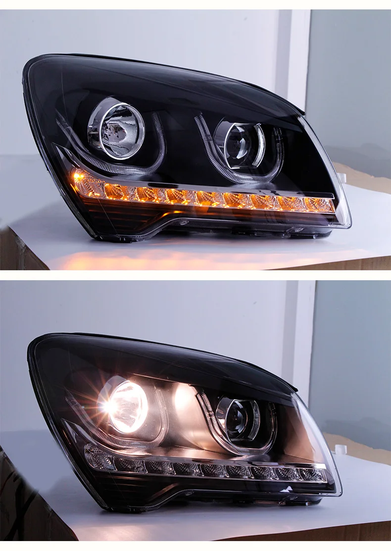 LED Head Lamps For Kia Sportage 07-12 Headlights LED DRL Bi Xenon Lens Angel Eye Auto Accessories 2pcs 
LED Head Lamps For Kia Sportage 07-12 Headlights LED DRL Bi Xenon Lens Angel Eye Auto Accessories 2pcs