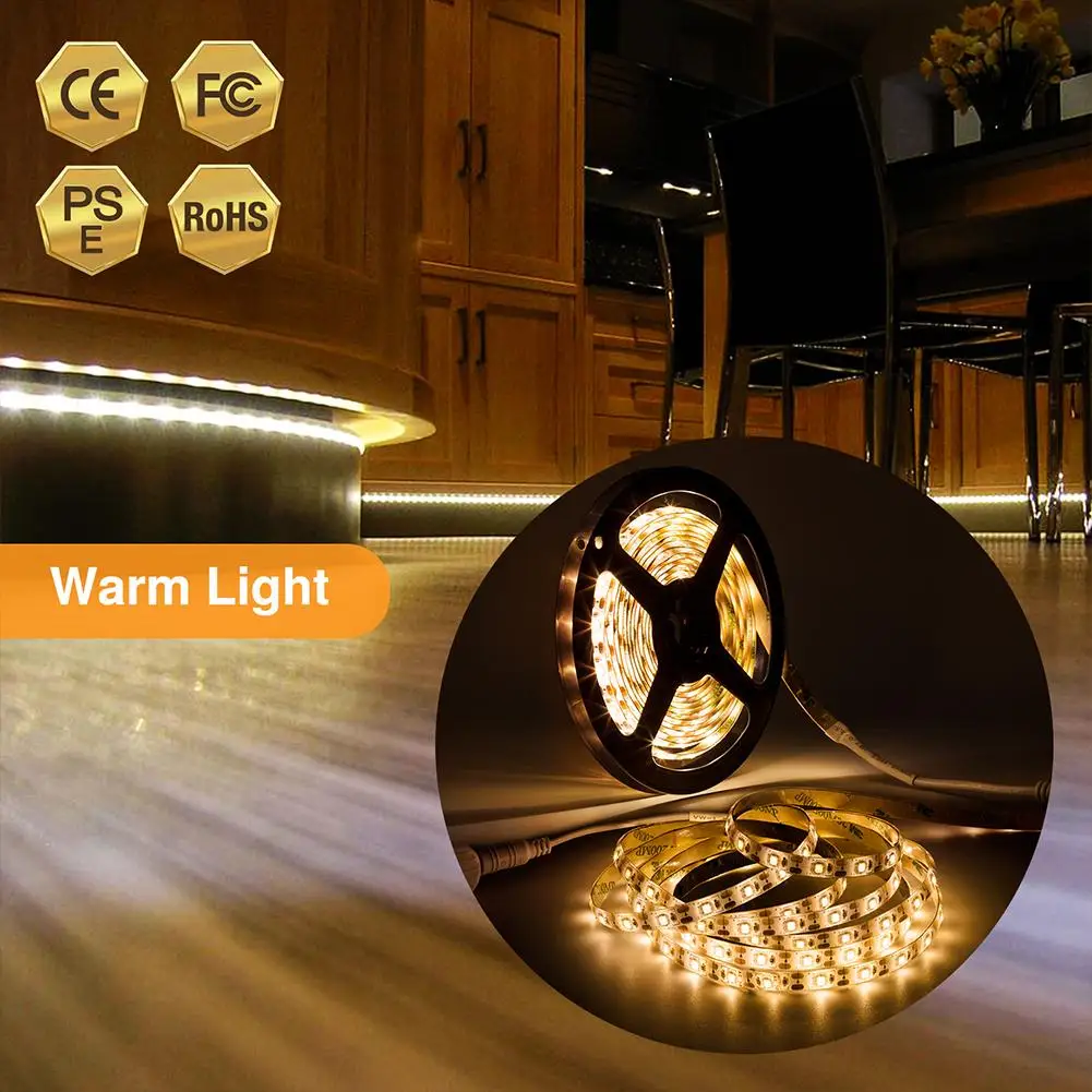 LED Strip Light Body Sensor 2835SMDFlexible Neon Rope Lights ape Ribbon For DIY Home Decoration Cabinet
LED Strip Light Body Sensor 2835SMDFlexible Neon Rope Lights ape Ribbon For DIY Home Decoration Cabinet