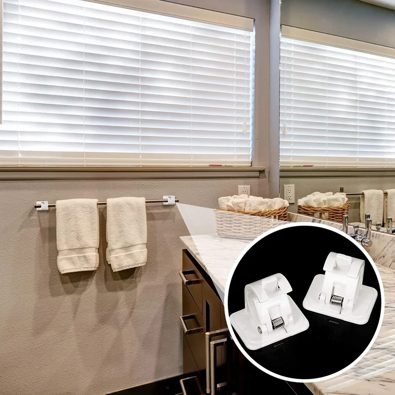 8 Pieces Self Adhesive Curtain Rod Bracket Drapery Hook Holders Fixing Rod Holder Curtain Pole Wall Brackets Towel Rod
8 Pieces Self Adhesive Curtain Rod Bracket Drapery Hook Holders Fixing Rod Holder Curtain Pole Wall Brackets Towel Rod