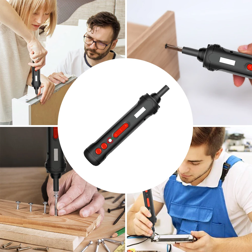 Mini Electric Screwdriver Cordless Screwdriver Electric Drill with LED Light + 19pcs Screwdriver Bits Power Electric Screwdriver
Mini Electric Screwdriver Cordless Screwdriver Electric Drill with LED Light + 19pcs Screwdriver Bits Power Electric Screwdriver