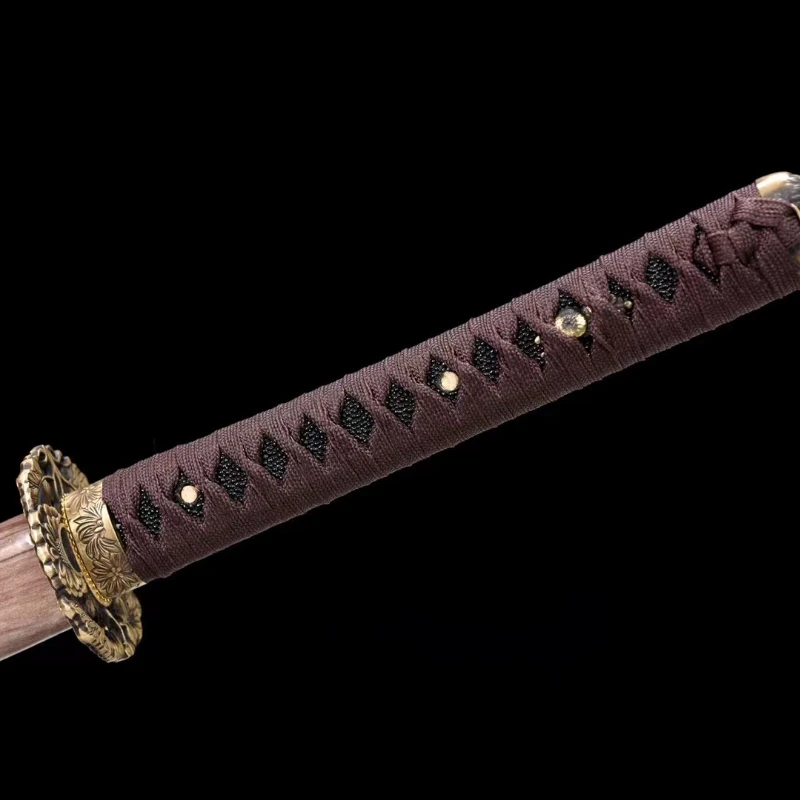 Handmade T10 Cay Tempered Japanese Katana Sword Sharp Vintage Flower Samurai Sword with Real Hamon Full Tang Katana Japonesa
Handmade T10 Cay Tempered Japanese Katana Sword Sharp Vintage Flower Samurai Sword with Real Hamon Full Tang Katana Japonesa