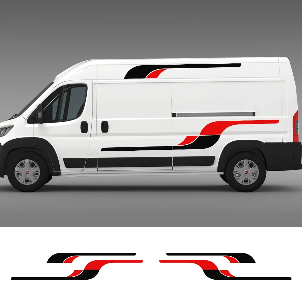 4PCS Car Side Long Stripes Graphics Stickers For Peugeot Boxer Citroen Jumper Fiat Ducato Auto Accessories Vinyl Film Decals
4PCS Car Side Long Stripes Graphics Stickers For Peugeot Boxer Citroen Jumper Fiat Ducato Auto Accessories Vinyl Film Decals