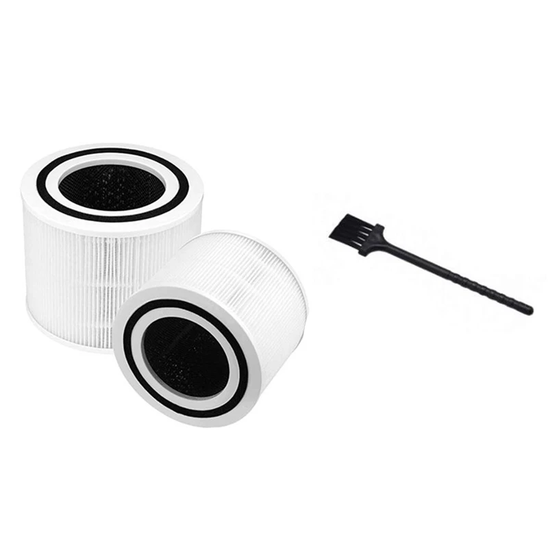 2 Pack Core 300 True HEPA Replacement Filter for LEVOIT Core 300 & Core P350 Air Purifier, Replacement No with 1Pc Brush
2 Pack Core 300 True HEPA Replacement Filter for LEVOIT Core 300 & Core P350 Air Purifier, Replacement No with 1Pc Brush