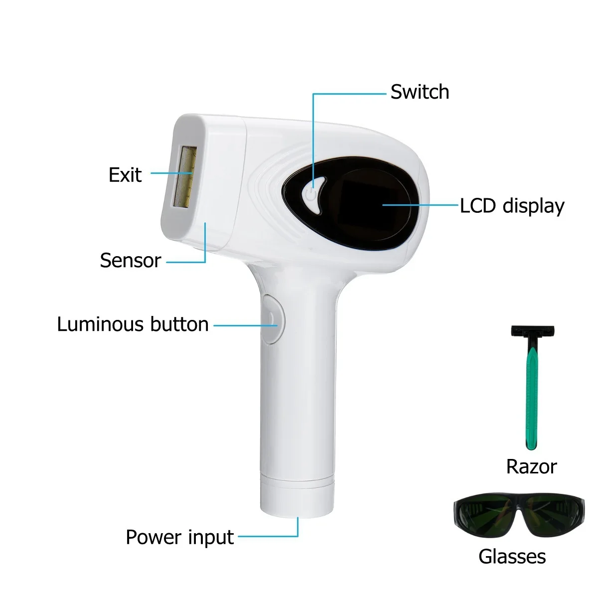 Ipl Laser Depilation Instrument 999999 Hair Liquid Crystal Depilation Organ Body Privates Ma'am Depilation Shaving Device
Ipl Laser Depilation Instrument 999999 Hair Liquid Crystal Depilation Organ Body Privates Ma'am Depilation Shaving Device