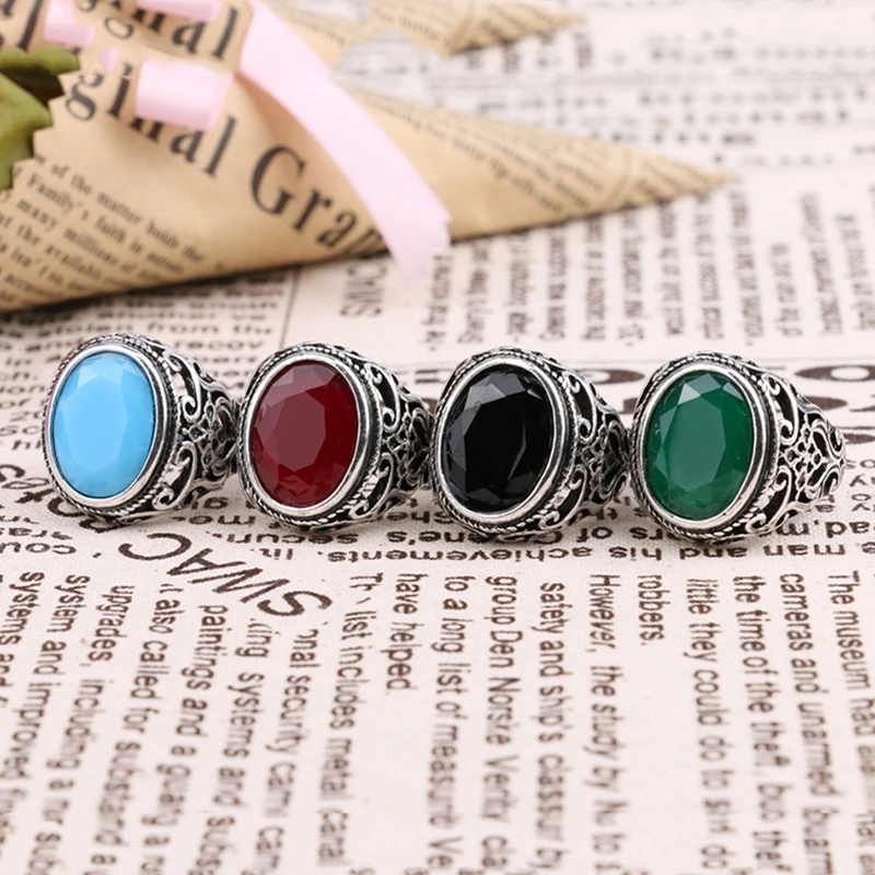 2020 Fashion Rings for Men Stone Antique Silver Color Plating Ring for Party Vintage Rings Jewelry
2020 Fashion Rings for Men Stone Antique Silver Color Plating Ring for Party Vintage Rings Jewelry