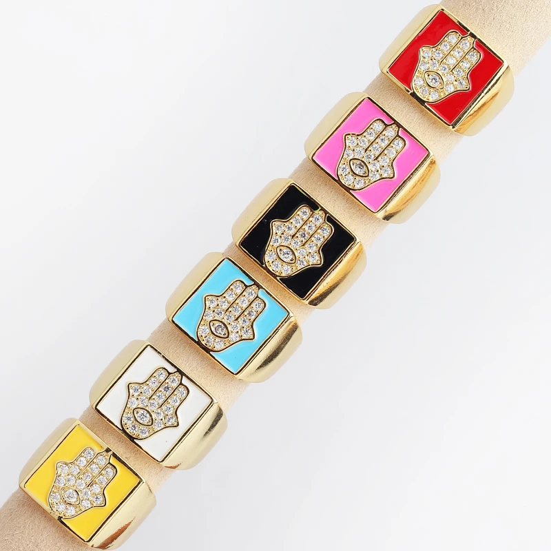 Женское эмалированное кольцо с неоновым цирконом и улыбкой, золотистого цвета
Женское эмалированное кольцо с неоновым цирконом и улыбкой, золотистого цвета