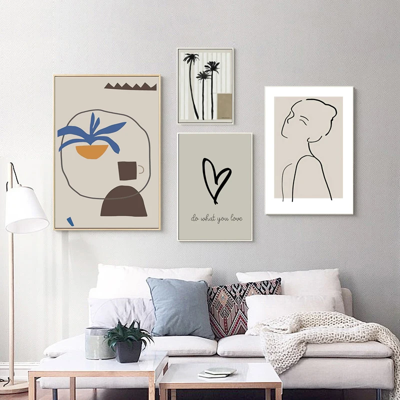Abstract Line Women Poster Print Coconut Tree Symbol Wall Art Modern Canvas Painting Minimalist Pictures for Living Room Decor
Abstract Line Women Poster Print Coconut Tree Symbol Wall Art Modern Canvas Painting Minimalist Pictures for Living Room Decor