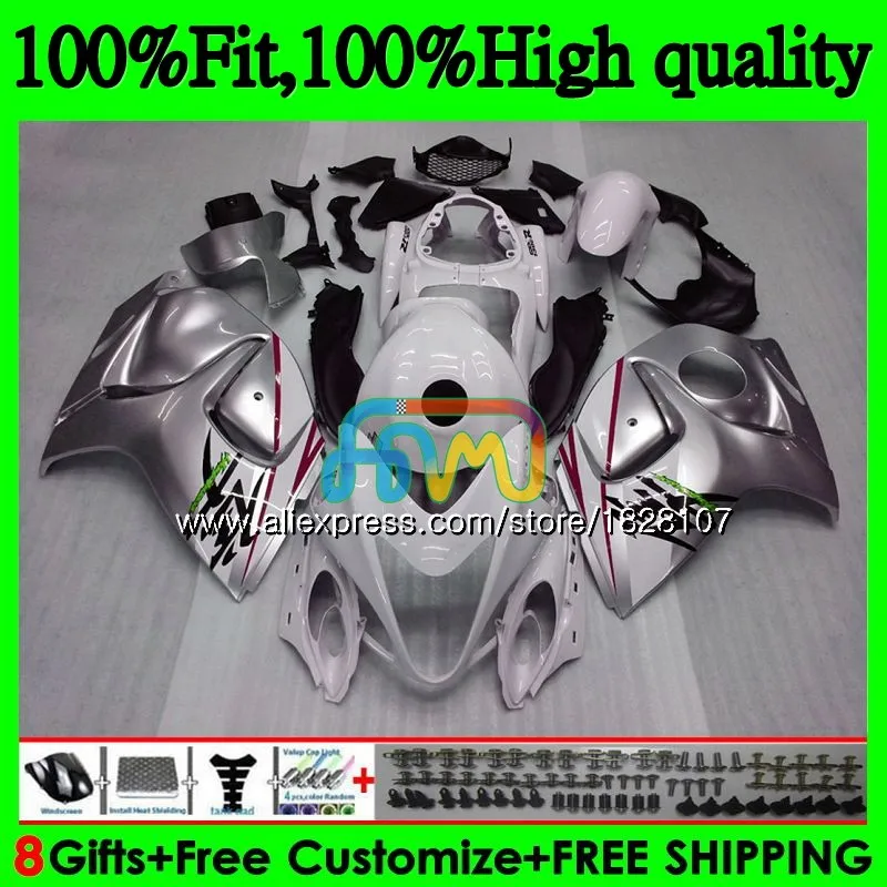 Injection For SUZUKI Hayabusa GSXR-1300 Silver white GSXR 1300 56BS.124 GSXR1300 08 09 10 11 12 2008 2009 2010 2011 2012 Fairing
Injection For SUZUKI Hayabusa GSXR-1300 Silver white GSXR 1300 56BS.124 GSXR1300 08 09 10 11 12 2008 2009 2010 2011 2012 Fairing