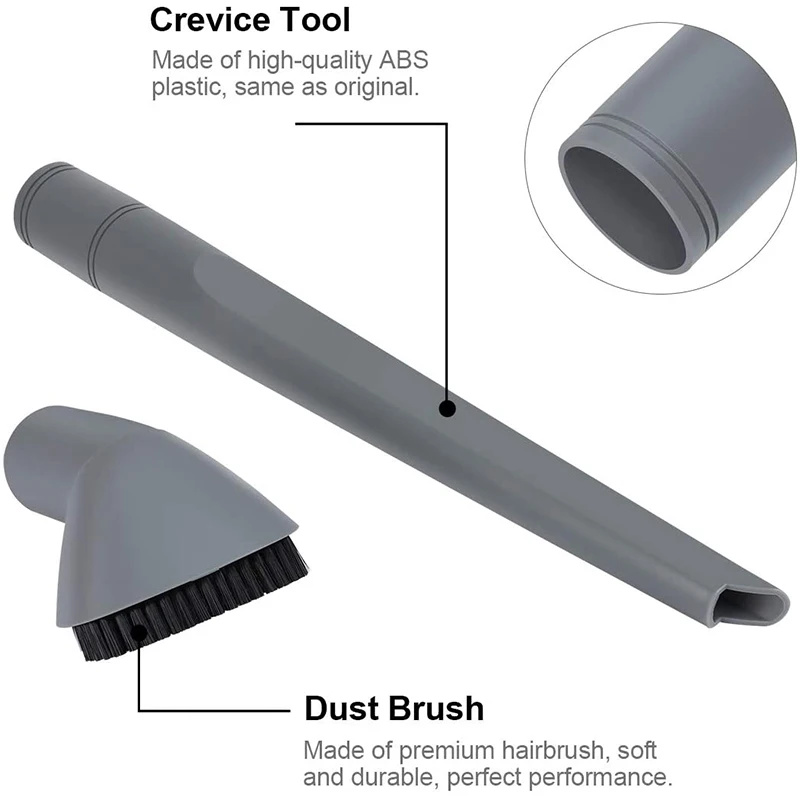 Crevice Tool and Dust Brush for Shark Navigator Lift-Away Vacuum Cleaner, Fits Models NV350, NV352, NV355, NV356E, Compare to Pa
Crevice Tool and Dust Brush for Shark Navigator Lift-Away Vacuum Cleaner, Fits Models NV350, NV352, NV355, NV356E, Compare to Pa