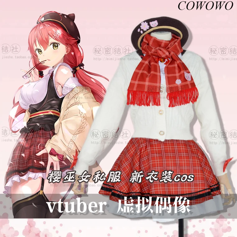 Anime! VTuber Hololive Sakura Miko Game Suit Lovely Uniform Cosplay Costume Halloween Carnival Party Role Play Outfit Women
Anime! VTuber Hololive Sakura Miko Game Suit Lovely Uniform Cosplay Costume Halloween Carnival Party Role Play Outfit Women