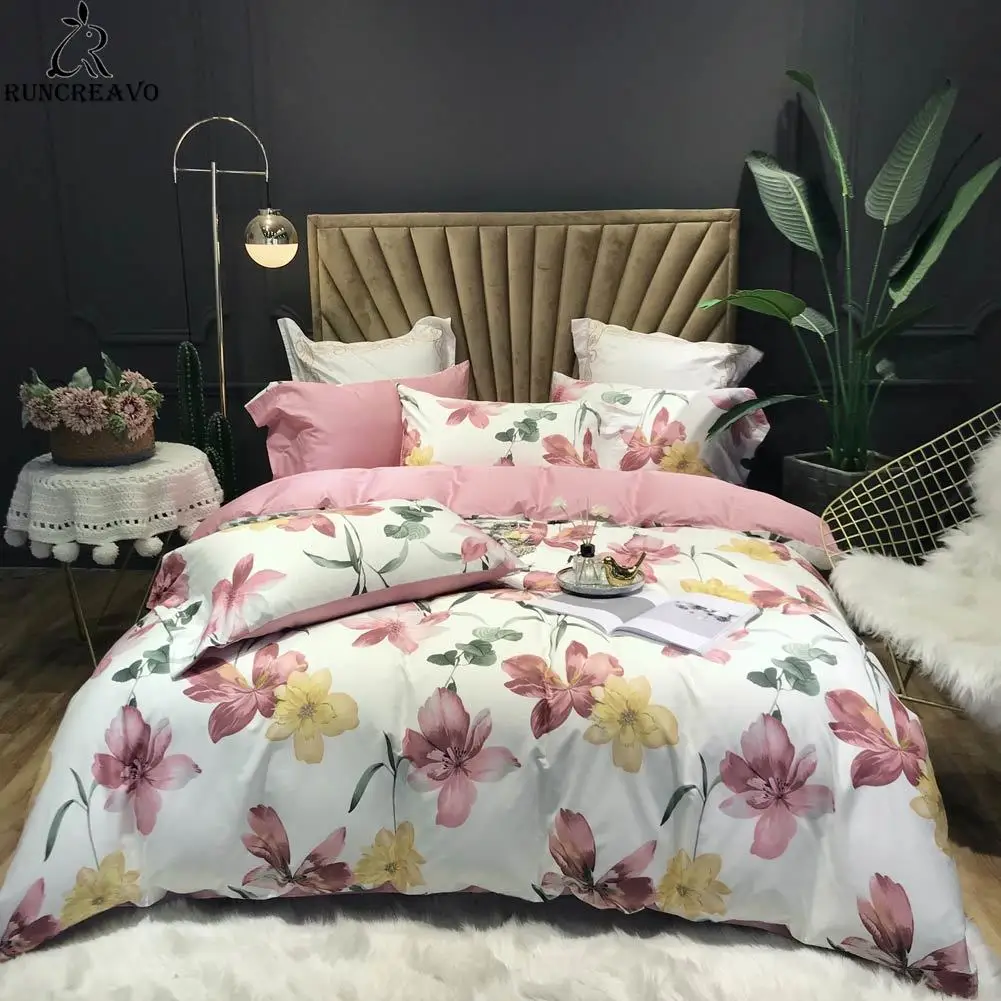 Pink Yellow Flowers White Egyptian Cotton Bedding Set Linens Full Queen King Size Quilt Cover Fitted Sheet Pillowcase
Pink Yellow Flowers White Egyptian Cotton Bedding Set Linens Full Queen King Size Quilt Cover Fitted Sheet Pillowcase