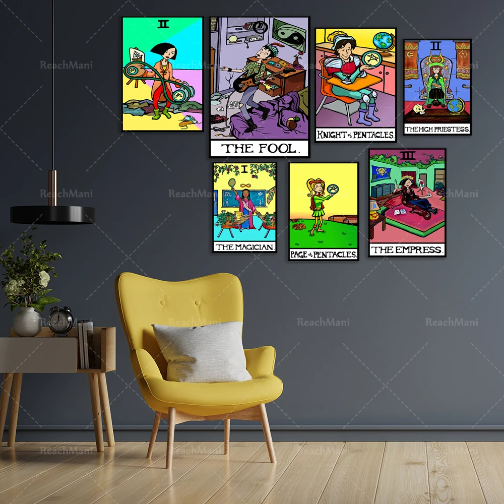 Daria Tarot Tarot Series Mural Poster Art Print, Decorative Wall Canvas Art Poster
Daria Tarot Tarot Series Mural Poster Art Print, Decorative Wall Canvas Art Poster